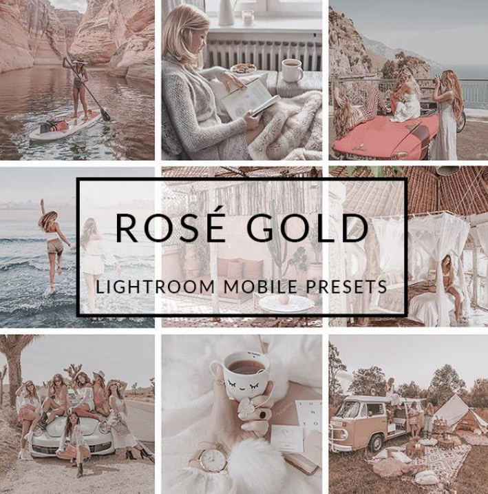 Producto ROSÉ GOLD PRESET 