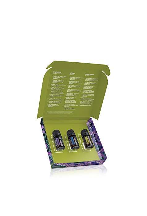 Belleza doTERRA Essential Oils Introductory Kit de 3 aceites.