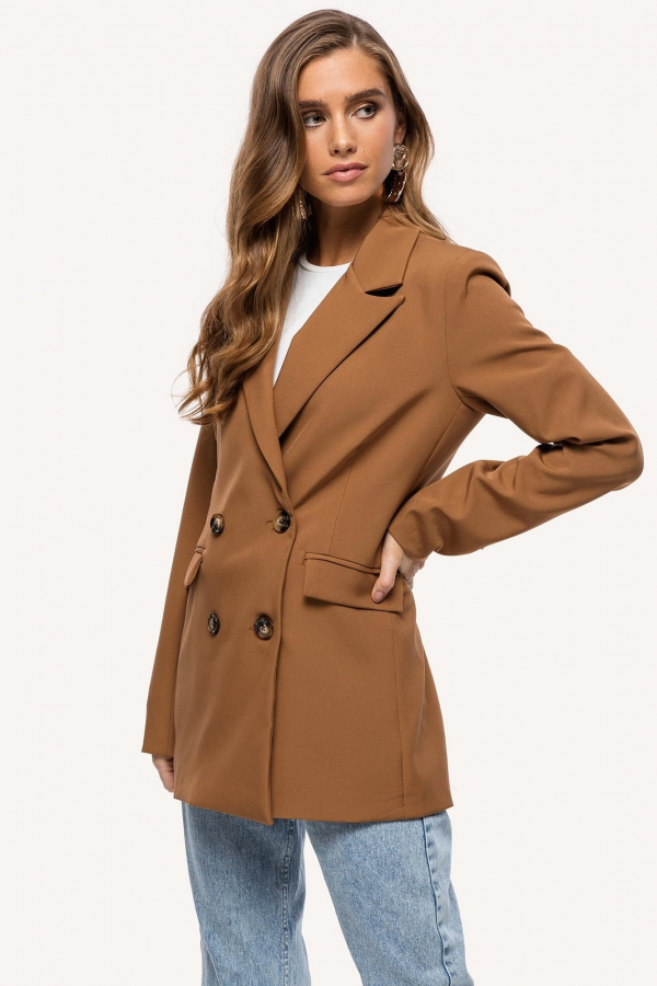 Fashion Loavies camel blazer | Loavies