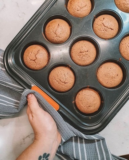 Muffins de laranja 