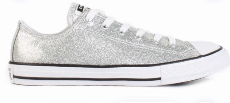 Fashion All Star Converse Prateados 