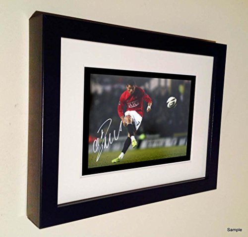 Places Firmado de Cristiano Ronaldo Manchester United foto Marco de fotos autografiadas