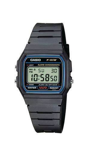 Casio Reloj de pulsera Unisex F-91W-1YER