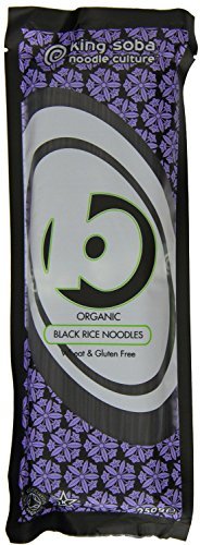 Places King Soba Organic Gluten Free Black Rice Noodles 250g