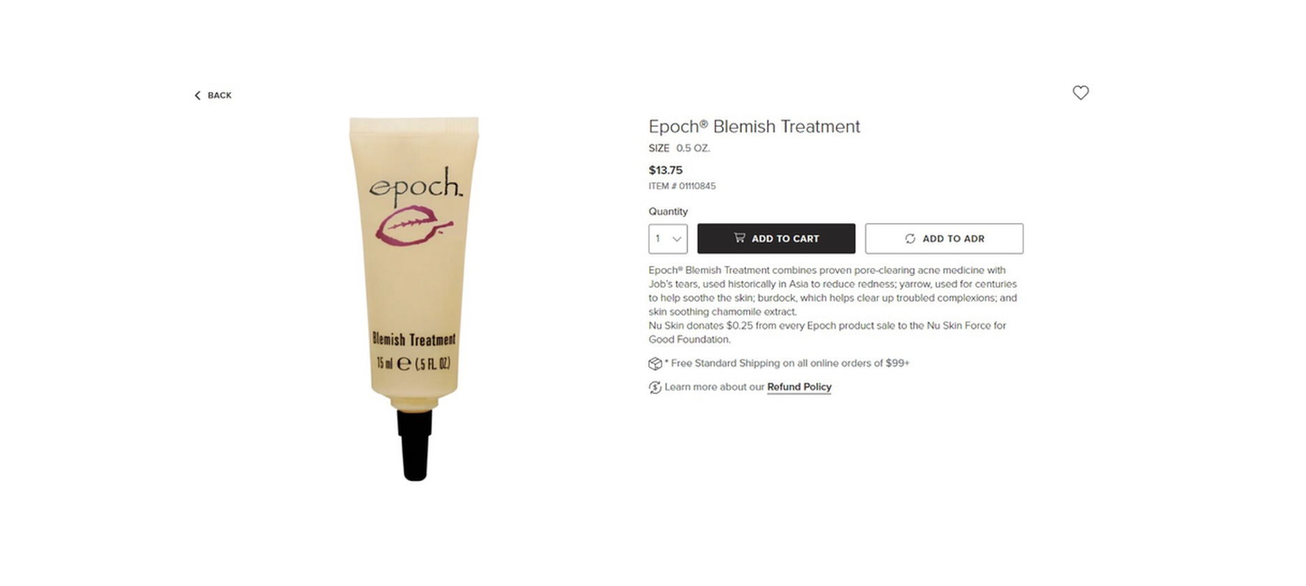 Product Epoch Blemish Treatment