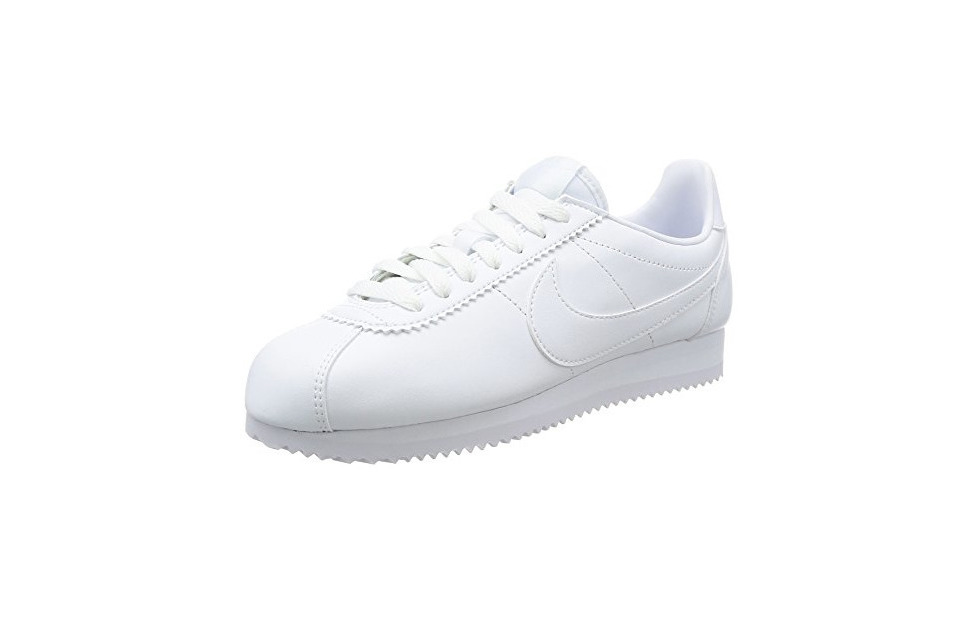 Moda Nike Wmns Classic Cortez Leather, Zapatillas Para Mujer, Blanco