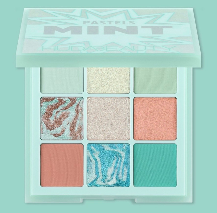 Moda New Huda Beauty The Mint Pastel Obsessions Palette 🦋