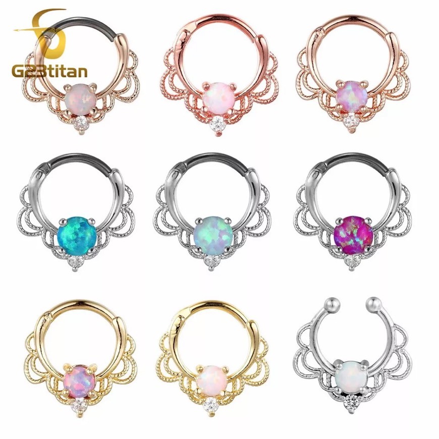 Productos Septum Piercing Pedra Cristal