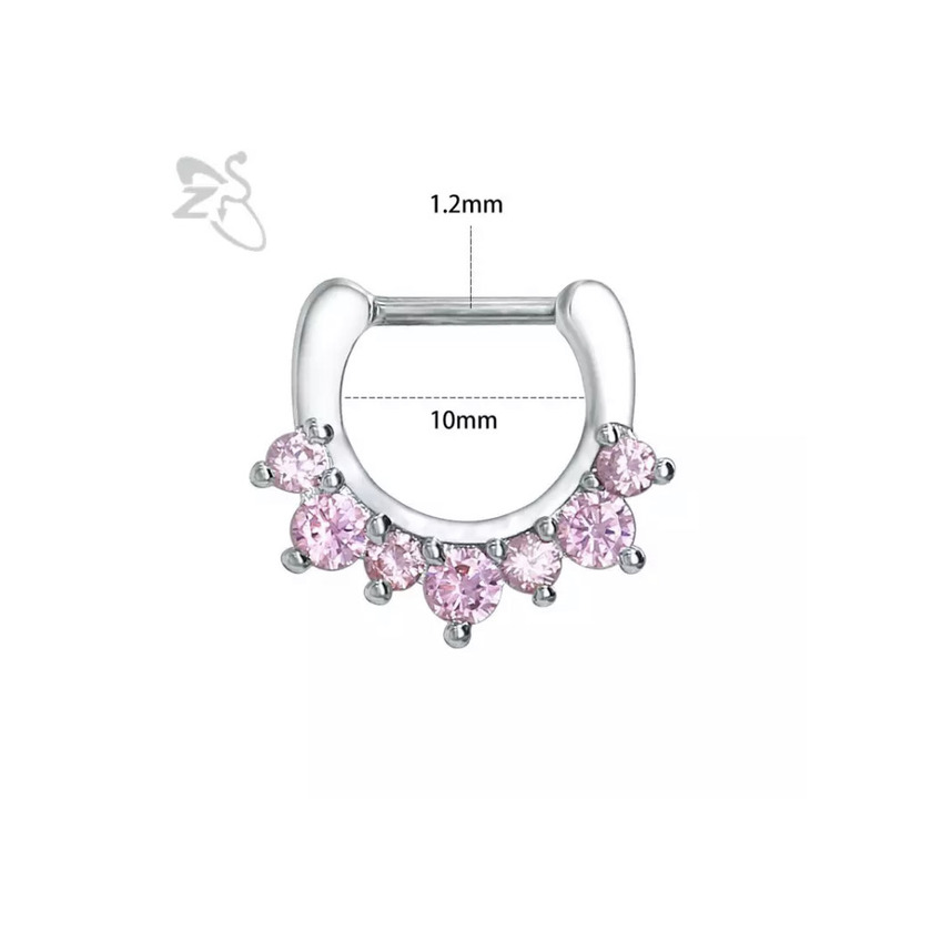 Productos Septum Piercing Pink Crystal