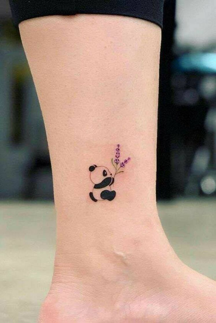 Fashion Tatuagem minimalista pandinha🐼