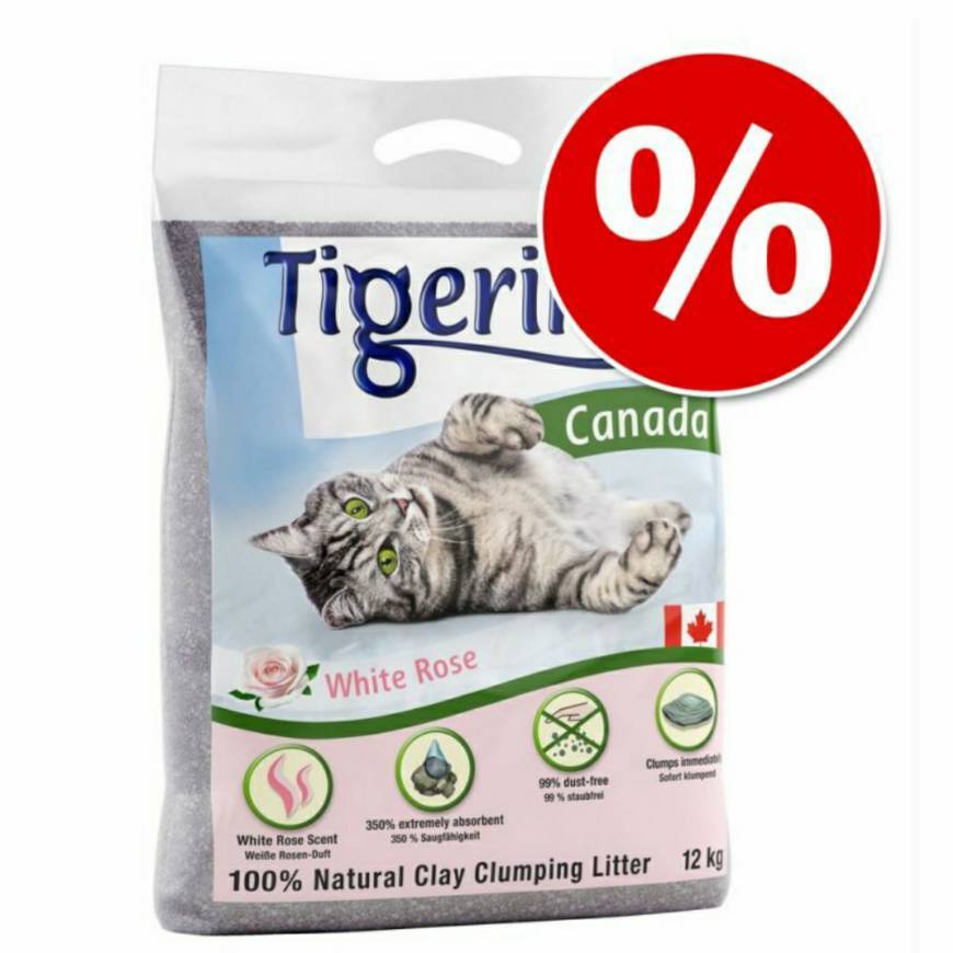 Tigerino Canada 12Kg arena aglomerante ¡Con descuento!
