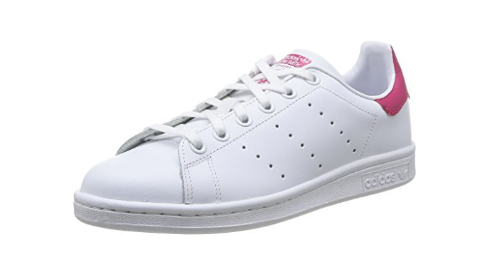 Fashion adidas Stan Smith J, Zapatillas Unisex Niños,  Blanco