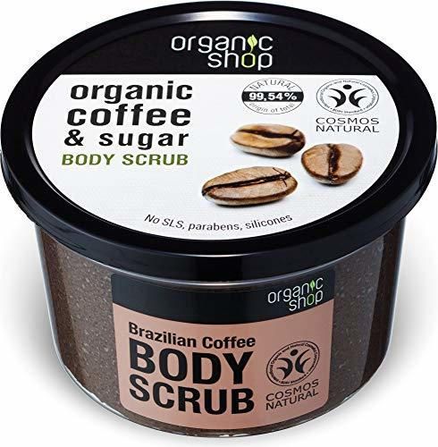 Organic Shop Body Scrub "Café Brasileño" Café Orgánico y Azúcar