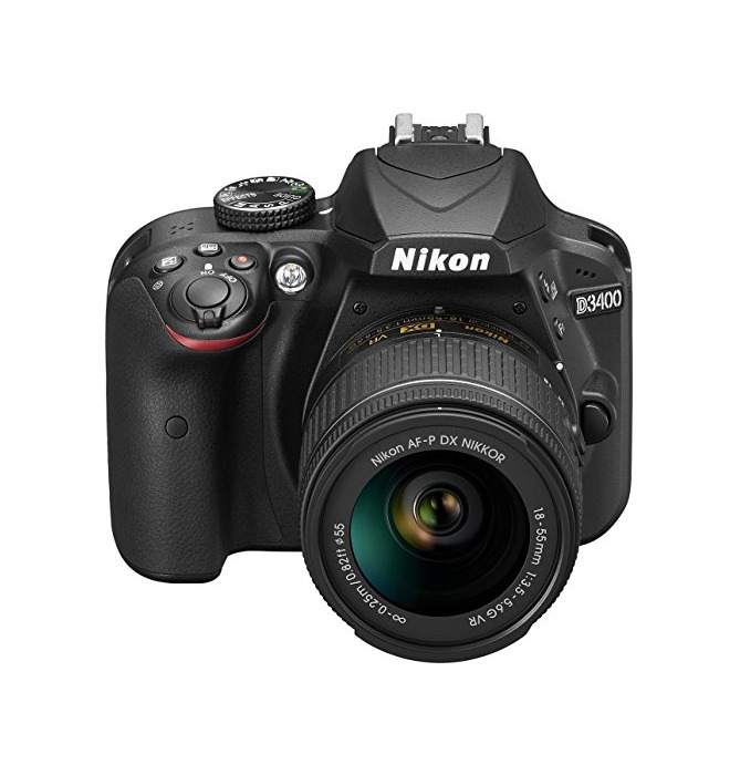 Nikon D3400 - Kit de cámara réflex digital de 24.2 MP con