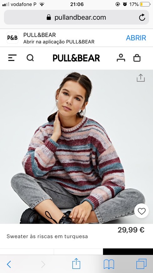 Social Camisola da pull and bear linda e super confortável!