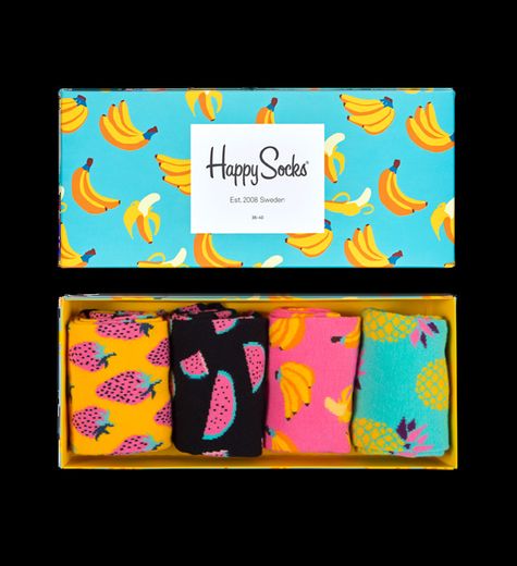 Socks Gift Box Fruits 4-PACK: Fruits | Happy Socks
