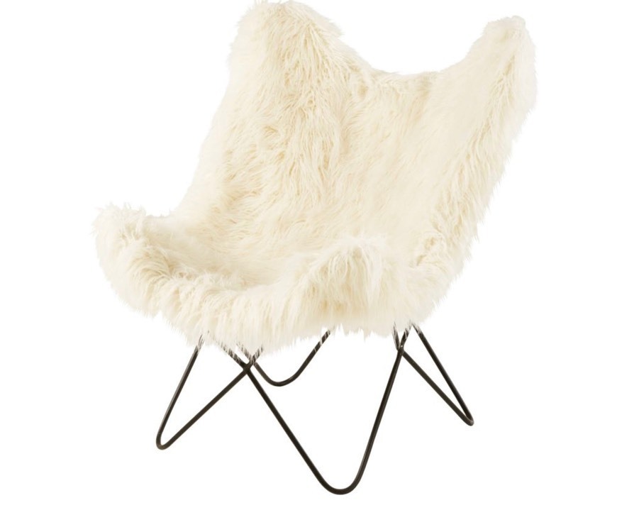 Social Sillón de imitación a piel marfil Grizzli | Maisons du Monde