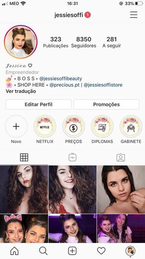 O meu Instagram 