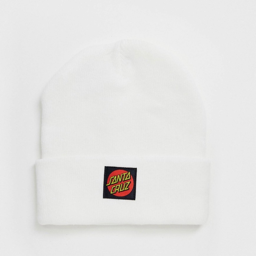 Product SANTA CRUZ WHITE BEANIE 