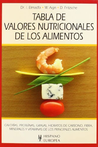 Libros Tabla de valores nutricionales de los alimentos