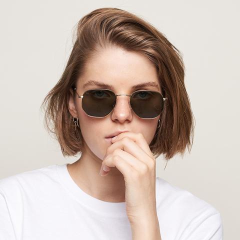 Producto Eyasi Gold Olive sunglasses