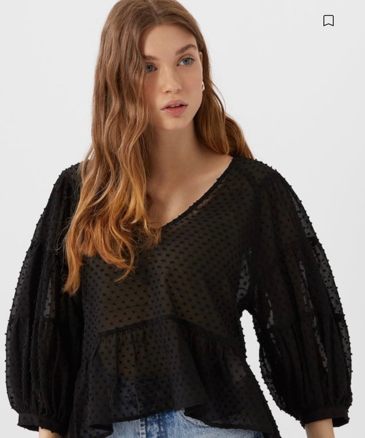 Social Camisa efeito peplum