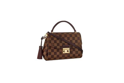 Bolso Croisette Lona Damier Ebène