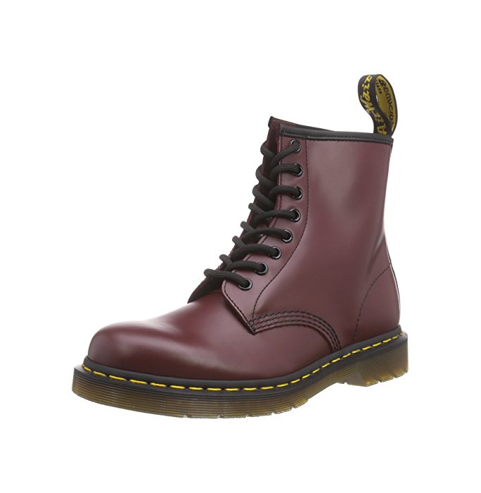 Fashion Dr. Martens 1460 Smooth, Botas Militares Unisex Adulto, Rojo