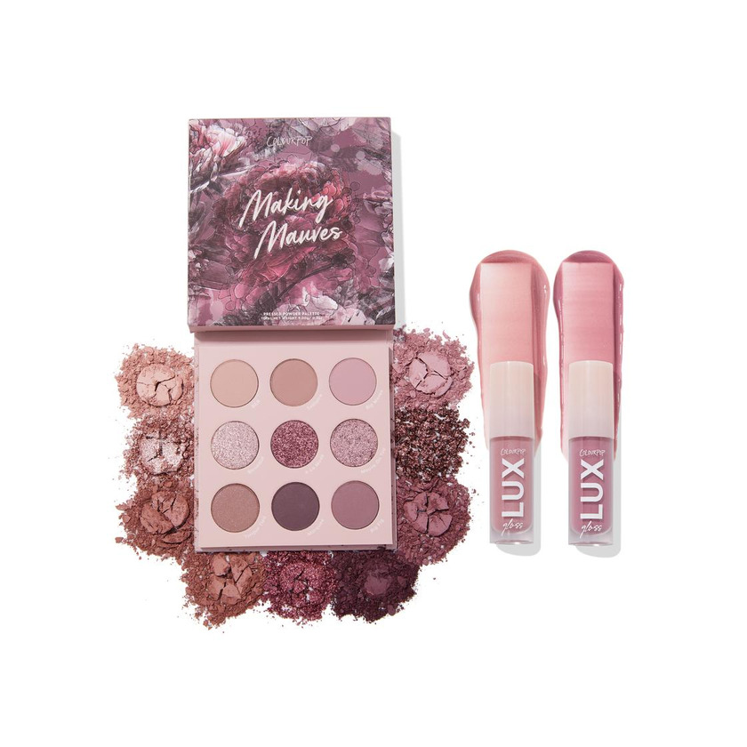 Productos asap mauve colourpop 
set