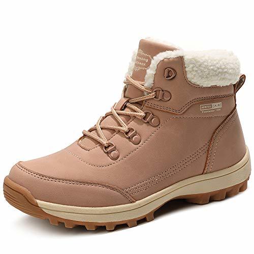 Fashion ABTOP Botas Mujer Botines Zapatos Invierno Botas de Nieve Cálido Fur Forro