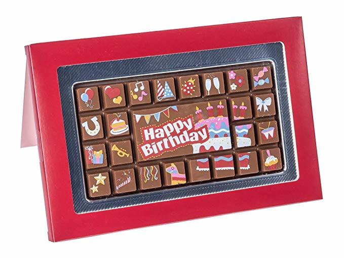 Producto Tableta de chocolate con caja de regalo 