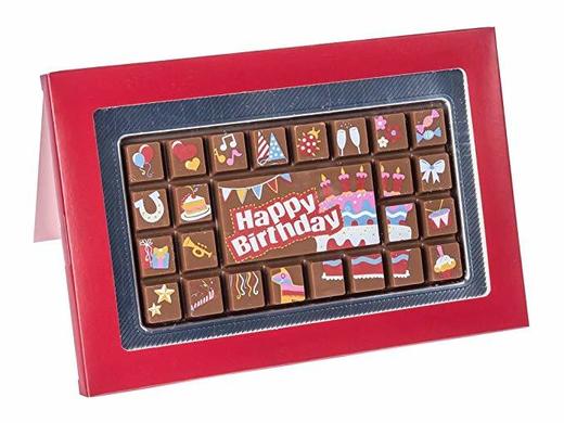 Tableta de chocolate con caja de regalo 
