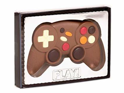 Mando de videojuegos de chocolate con caja de regalo