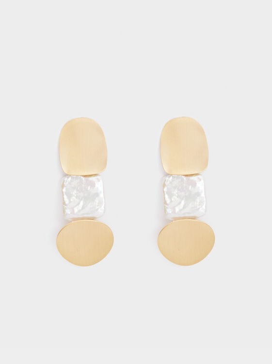 Social Brincos Compridos Fancy Pearls