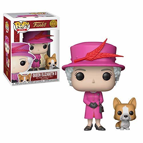 Funko Pop!- Royal Family Queen Elizabeth II Figura de Vinilo, Multicolor, Standard