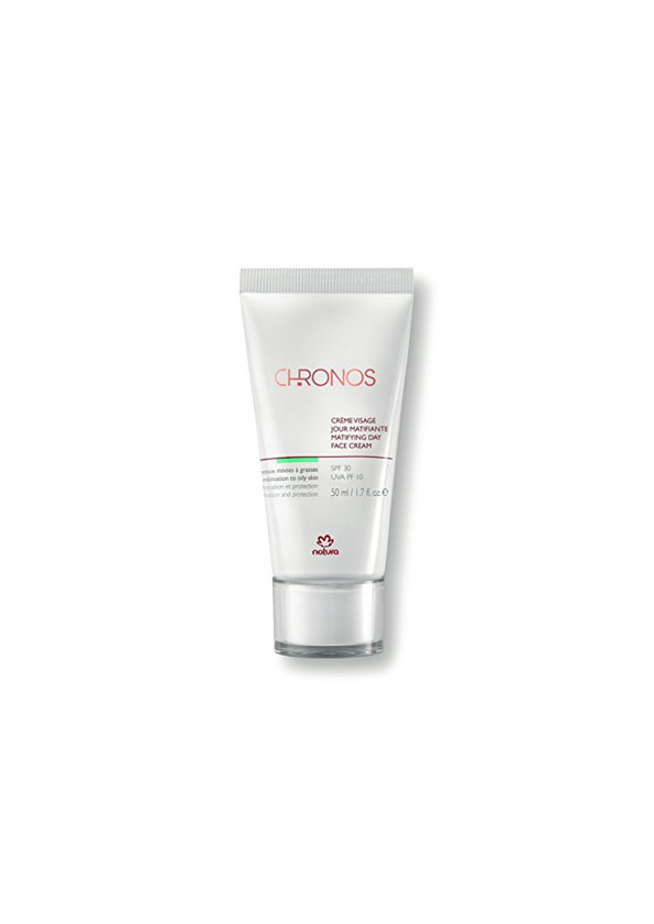 Social Natura Brasil - Chronos - crema facial día matifiante SPF 30 - pieles combinadas con grasses - 50 ml