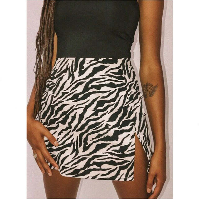 Moda Zebra Skirt 