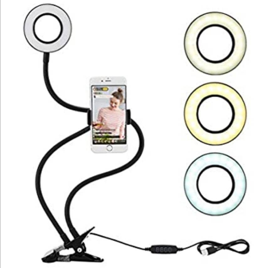 Social Ring light para telemóveis 