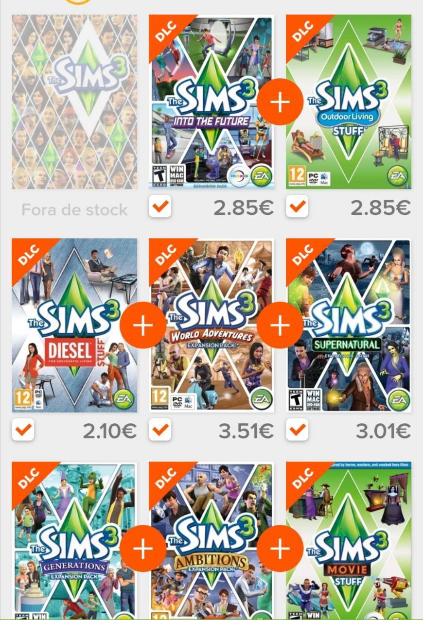 Videojuegos COMPREI SIMS 3 MENOS DE 5€