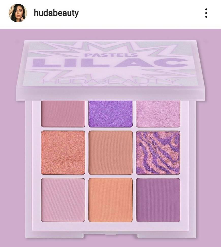 Moda Huda Beauty- Pastels Lilac