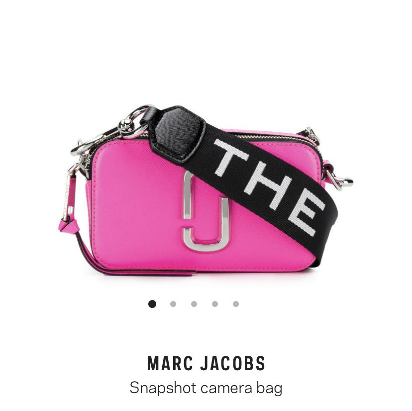 Fashion MARC JACOBS snapshot camera bag