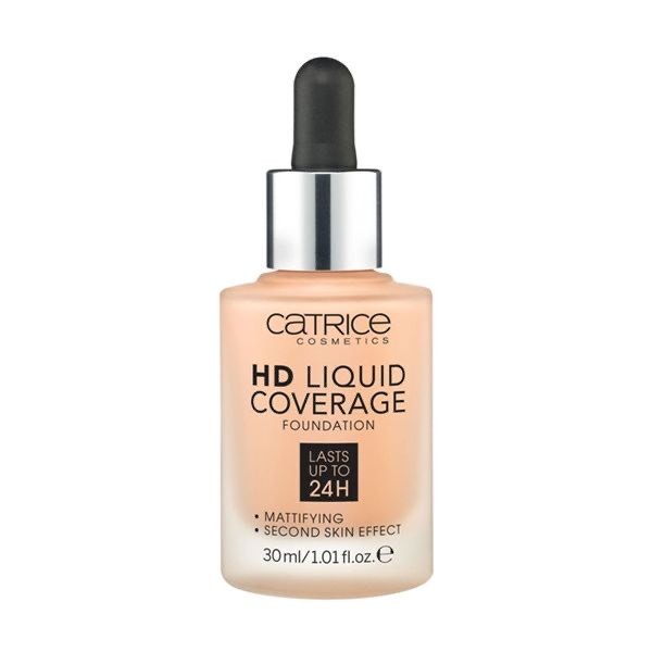 Beauty Catrice hd foundation sand beige 030 coverage liquid 30 ml.