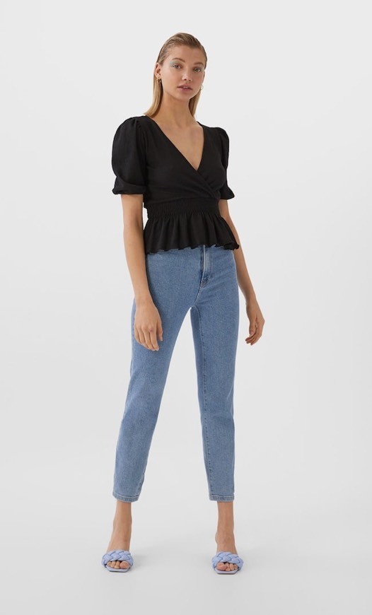 T-shirt Cruzada Stradivarius