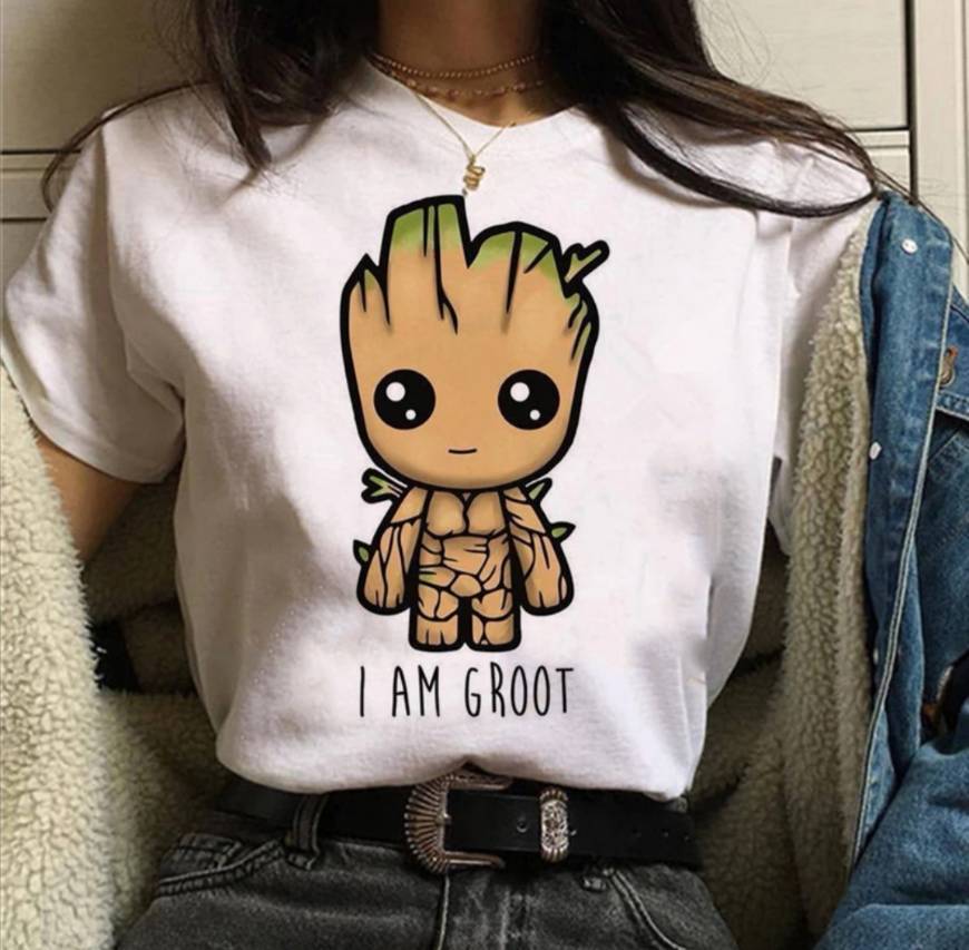 Social T-shirt baby groot