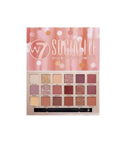 W7 Paleta de sombras SOCIALITE