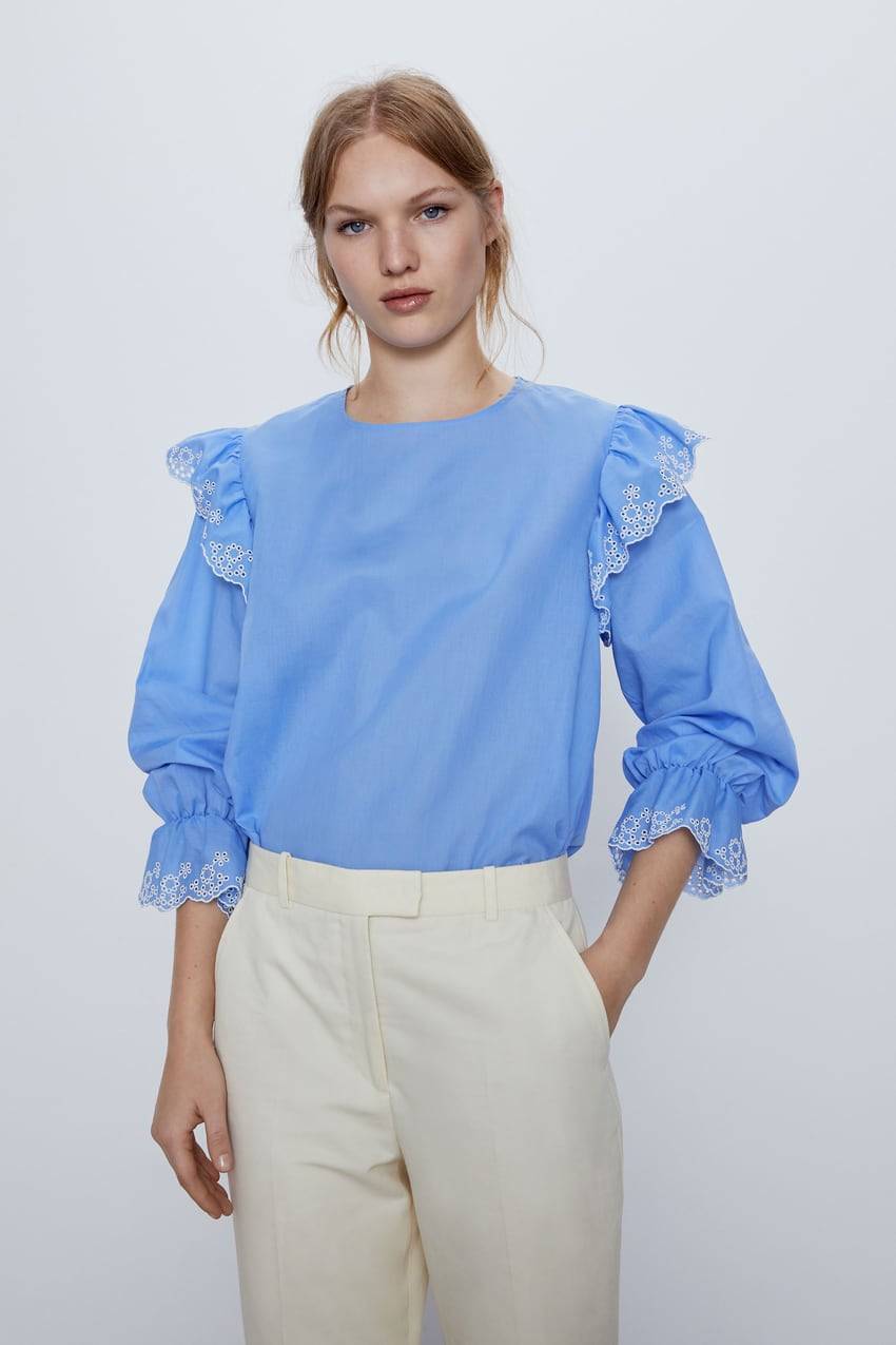 Product Blusa bordados Zara