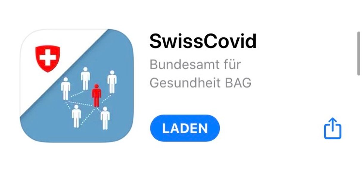 Apps ‎SwissCovid im App Store