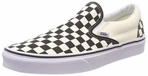 Social Vans Classic Slip-On - Mocasines Unisex, Color Blanco