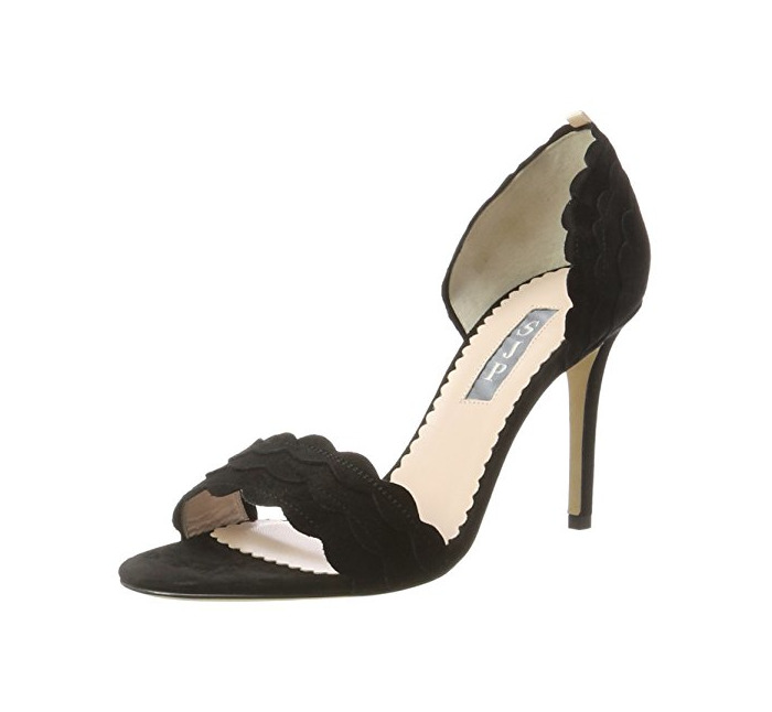 Moda SJP by Sarah Jessica Parker Bobbie, Sandalias con Cuña para Mujer, Negro