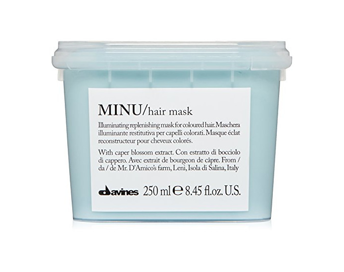 Beauty Davines minu pak illuminating replenishing mask